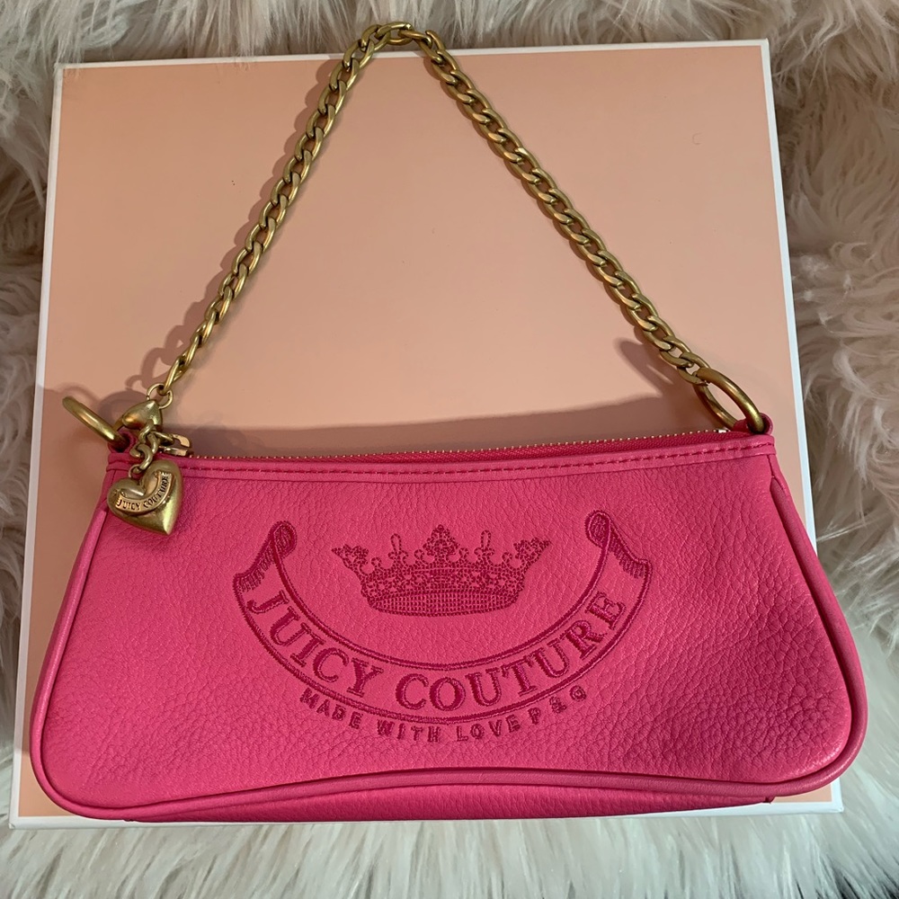 Vintage Juicy Couture Logo Baguette Y2K - Picture 1 of 13